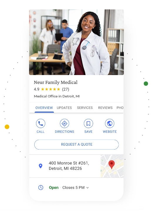 A screenshot of a Google Business Profile listing
