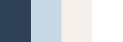 Medical website design color palette, white